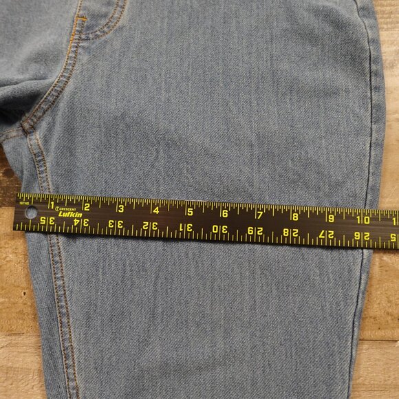 Hue Essential Denim Leggings Women's Large Blue stretchy Mid Rise - Picture 8 of 11